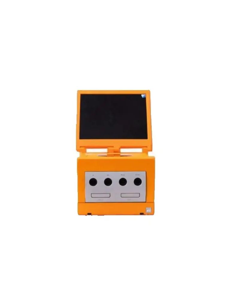 Arcade Vibes - 8インチモニター ゲームキューブ用3Dプリント レトロアーケードゲームコンソール ポータブルディスプレイ ミニモニター ステレオ付き