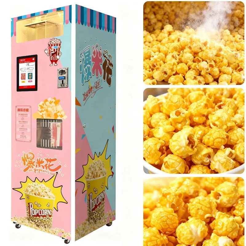 Popcorn Vending Machine - カスタマイズ可能なベストセラーインテリジェントハイテク自動ポップコーンメーカー、ポップコーンマシン、スナックフードポップコーンマシン、自動販売機