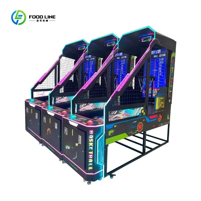 Arcade Game Coin - 業務用コイン式バスケットボールゲーム機 - アミューズメントセンター向けLCDスクリーンアーケードフープチャレンジ（カスタマイズ可能）