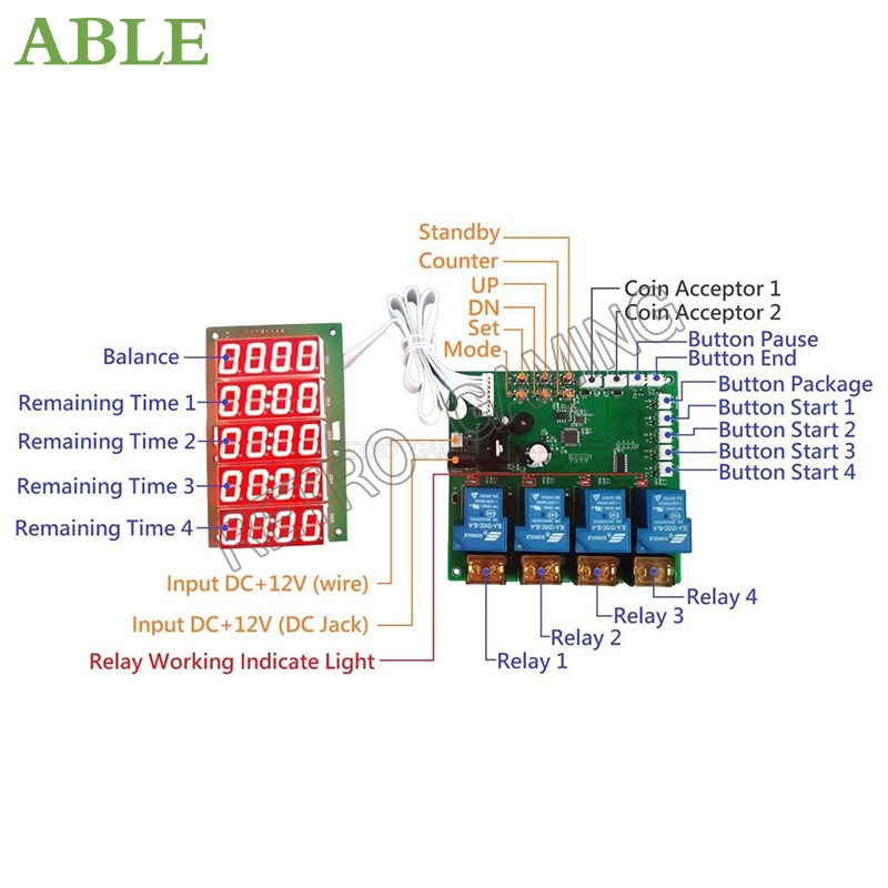4チャンネルのカウンタートップJY-215,コイン受信機,ア - Token Coin Mechanism のレビューと価格